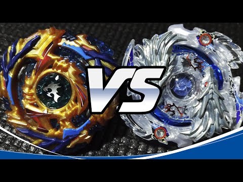 Drain Fafnir .8.Nt vs Lost Longinus .N.Sp - [Beyblade Burst] - ベイブレードバースト