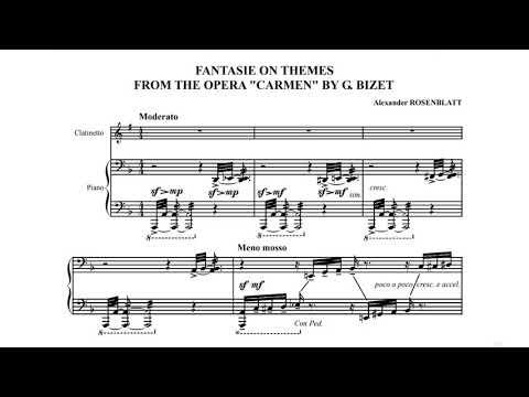 Alexander Rosenblatt - Fantasy on themes of Bizet's Carmen (audio + sheet music)