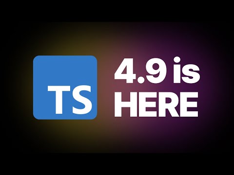 TypeScript 4.9 has landed 🚀