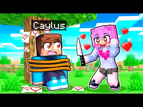Caylus Gets CAPTURED by AI Yandere Girlfriend in Minecraft!
