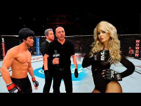Bruce Lee vs Kim Montana ( EA Sports UFC 4 ) wwe mma