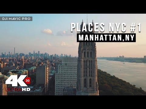 FLYING OVER New York City . Drone 4K Ultra HD