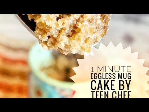 1 minute eggless chocolate mug cake by teen chef