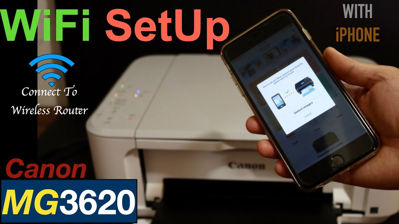 How do I connect my Canon Pixma printer to WIFI?