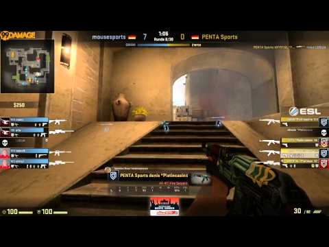 mousesports vs. PENTA | Gruppe B, EPS Winter 2014 | (de_mirage)