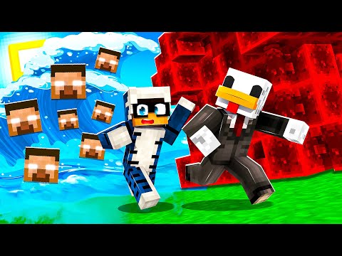 ONDA GIGANTE DI HEROBRINE CONTRO BASE DI REDSTONE - MINECRAFT ITA