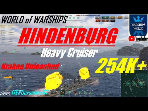 Strong Guns Torpedoes and More :  Dominate the Battles with Cruiser HINDENBURG World of Warships
