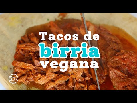 🌮 Tacos de BIRRIA vegana | ¡Altos en proteína!