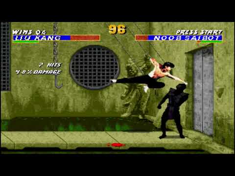Ultimate Mortal Kombat Trilogy (Genesis) - Liu Kang MKI - Hardest - No Continues.