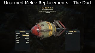 Unarmed Melee Replacements - The Dud Mod Showcase