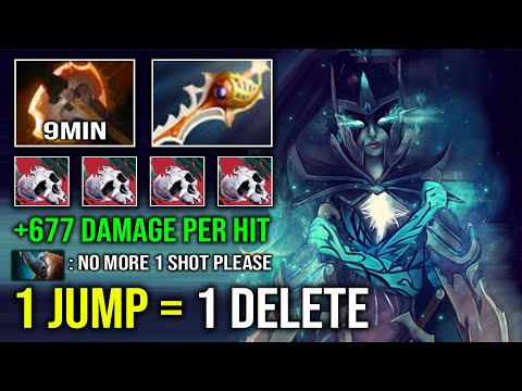 How to Fast Farm 9Min Battle Fury 1 Shot Cleave Rapier 677 Damage Per Hit Phantom Assassin Dota 2