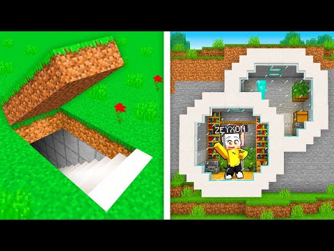 Ho COSTRUITO una CASA SEGRETA DENTRO una MONTAGNA in MINECRAFT!