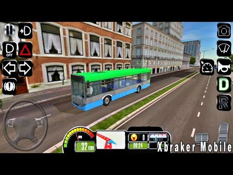 Bus Simulator: Original #2 - New Green Bus Unlocked - Bus Driver Job - Android Gameplay