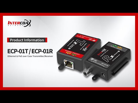 [Product Information] Intercoax ECP-01T and  ECP-01R / IP over Coax Extender (ENG)