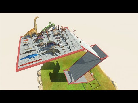 Triple Slide into Quicksand - Animal Revolt Battle Simulator