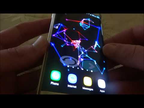 Radiant Particles Glitters 3D Live Wallpaper Video