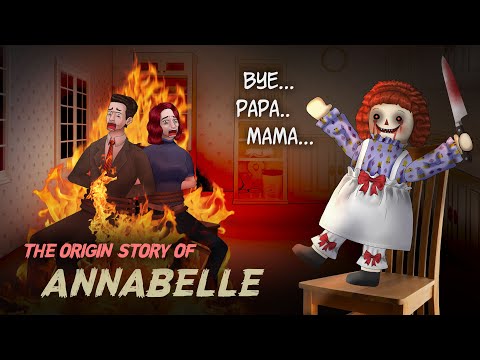 Asal usul Boneka Setan ANNABELLE #HORORMISTERI | Kartun Hantu, Animasi Horror
