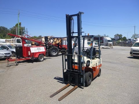 GA0821 - Nissan J01A18U 1.5 Tonne LPG Forklift