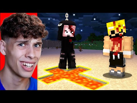 CRAZY 24Hrs Trolling Friends! Epic Minecraft Chaos!