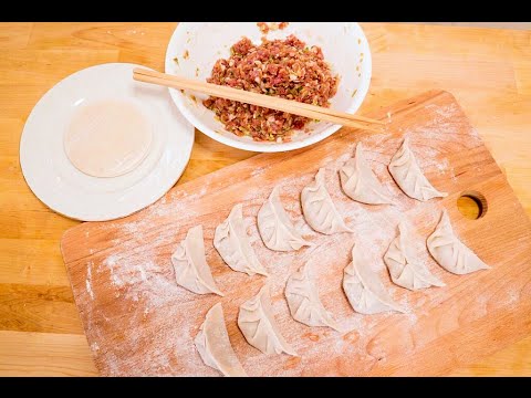 How To Make Chinese Dumplings with Pork and Napa Cabbage
