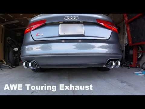 B8.5 S4 Awe Touring Exhaust (stock downpipes)