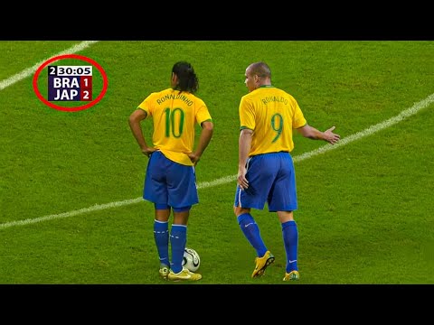 JAPAN WAS HUMILIATING BRAZIL, UNTIL RONALDO AND RONALDINHO DID THE IMPOSSIBLE