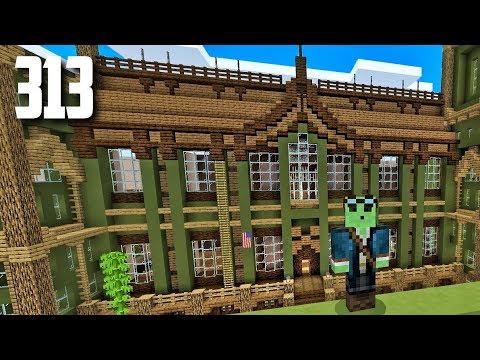 Let's Play Minecraft - Ep.313 : Mansion Roof/Crazy Emerald Find!