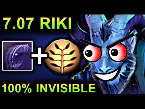 UNLIMITED INVISIBLE RIKI - DOTA 2 PATCH 7.07 NEW META PRO GAMEPLAY
