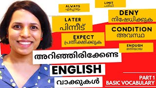 ENGLISH WORDS WITH MALAYALAM MEANING AND SENTENCE 