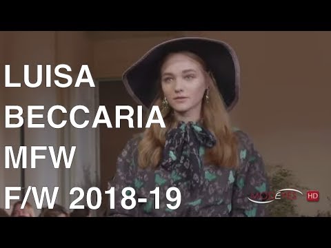 LUISA BECCARIA | FALL WINTER 2018 - 19 | FASHION SHOW EXCLUSIVE