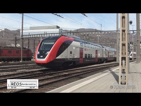 2018-04 [HD[ Bahnhof Olten on the platform 3 of 3, Twindexx, ICE I, local freights and many more!