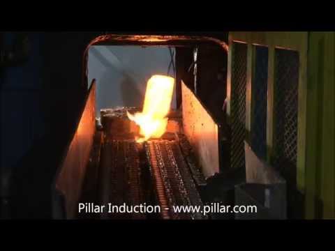 Induction forging & forming with billet heating system