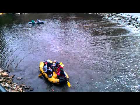 Jez Český Krumlov - Vodáci