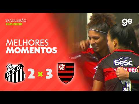 Gols e melhores lances de Santos x Flamengo