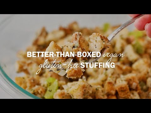 Better-than-Boxed Vegan Gluten-Free Stuffing recipe