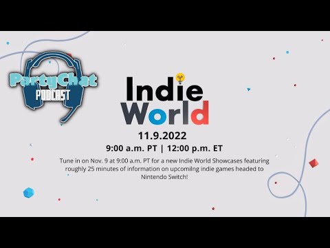 Indie World Showcase 11.9.2022 - Nintendo Switch Live Reaction
