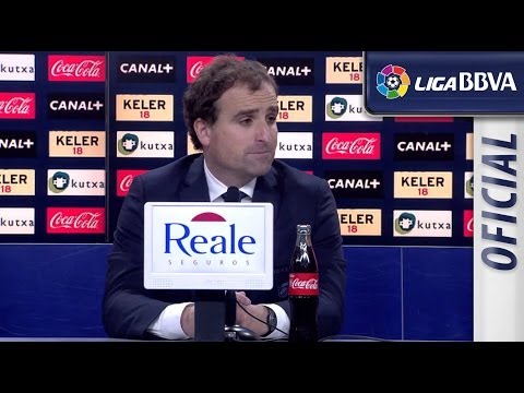 Rueda de Prensa de Arrasate tras el Real Sociedad (2-0) Athletic Club  - HD
