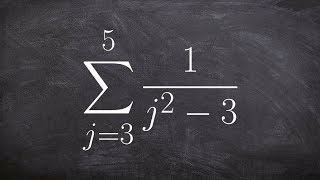 How to use sigma notation to find the partial sum.