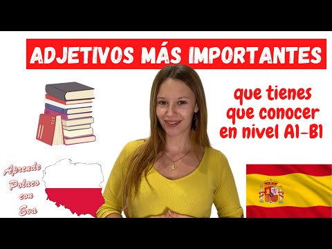 25 Adjetivos más importantes que uno aprende en nivel A1 B1 en polaco