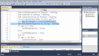 Visual Basic Tutorial - 16 - Conditional Operators