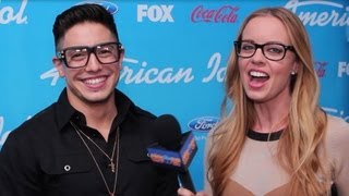 STEFANO LANGONE INTERVIEW- &quot;YES TO LOVE&quot; AMERICAN IDOL