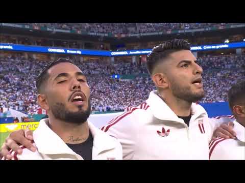 Peru National Anthem vs Argentina (Copa America 2024)