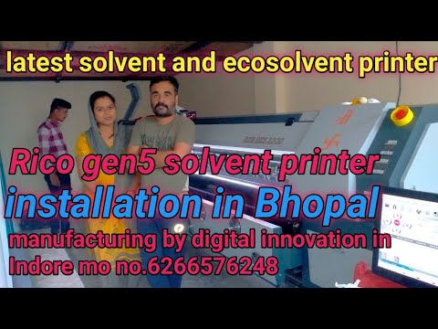 600 dpi 2 eco solvent inkjet printer, for printing, upto 5 s...