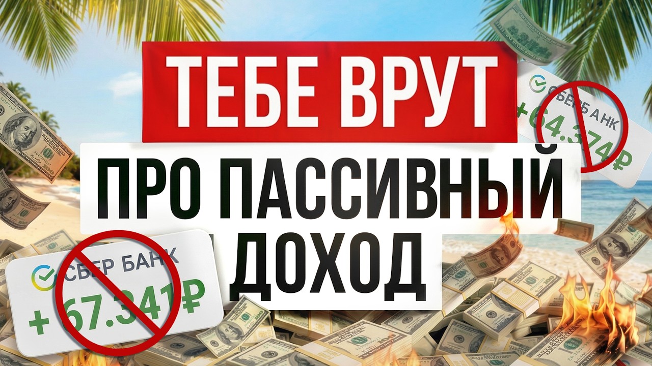 Почему 99% людей НИКОГДА не получат пассивный доход от дивидендов с акций?