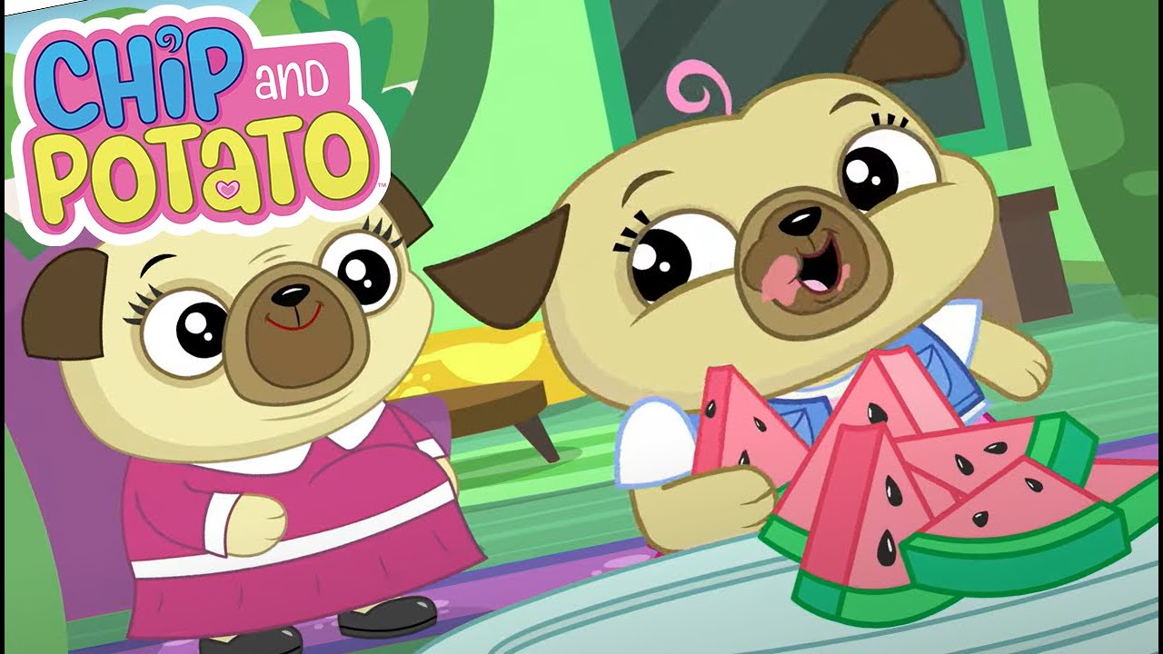Chip and Potato | Melão e lanches saudáveis | Desenhos animados para crianças | Netflix