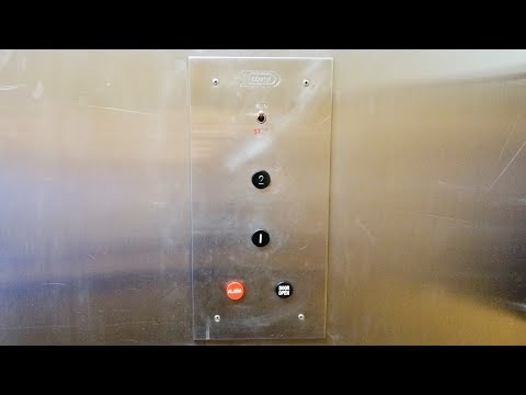 EPIC! 1967 Vintage Dover Hydraulic Elevator at Medical Exchange Building in Austin, TX.