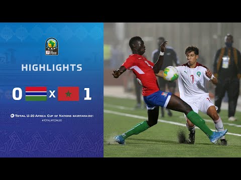 HIGHLIGHTS | Total AFCONU20​ 2021​ | Round 1 - Group C : Gambia 0-1 Morocco