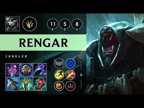 Rengar Jungle vs Graves: Unstoppable - EUW Challenger Patch 14.23