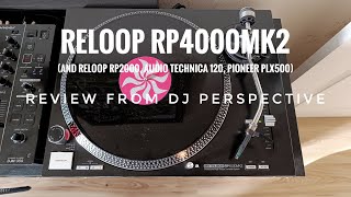 Video thumbnail for Reloop RP4000MK2 review from DJ perspective by Cham-Pain