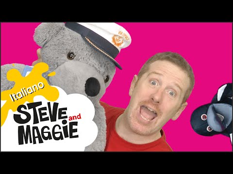 L’ora del tè di Steve and Maggie Italiano con gli orsacchiotti | Storie per imparare l’italiano